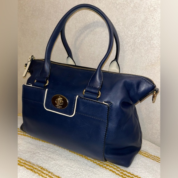 Kate Spade Hampton Road Janie Satchel Two-Tone Leather - Picture 3 of 12